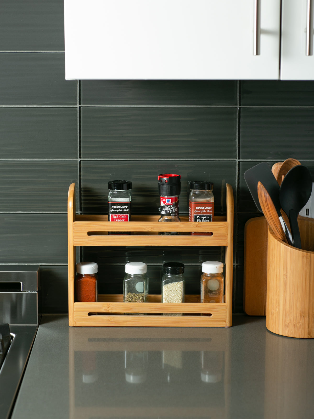 Bamboo Spice Rack