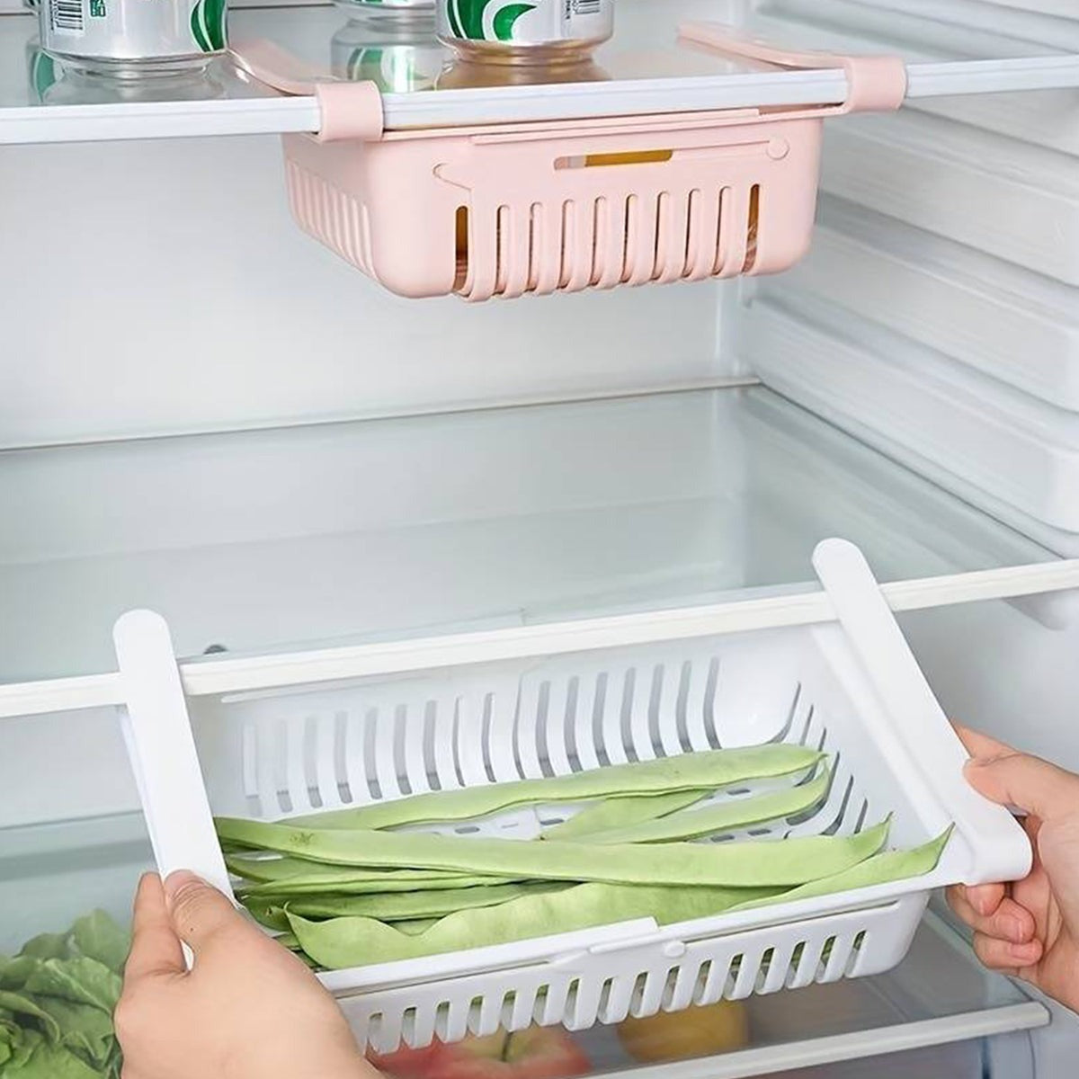 Expandable Refrigerator Storage Basket