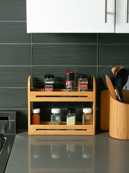 Bamboo Spice Rack