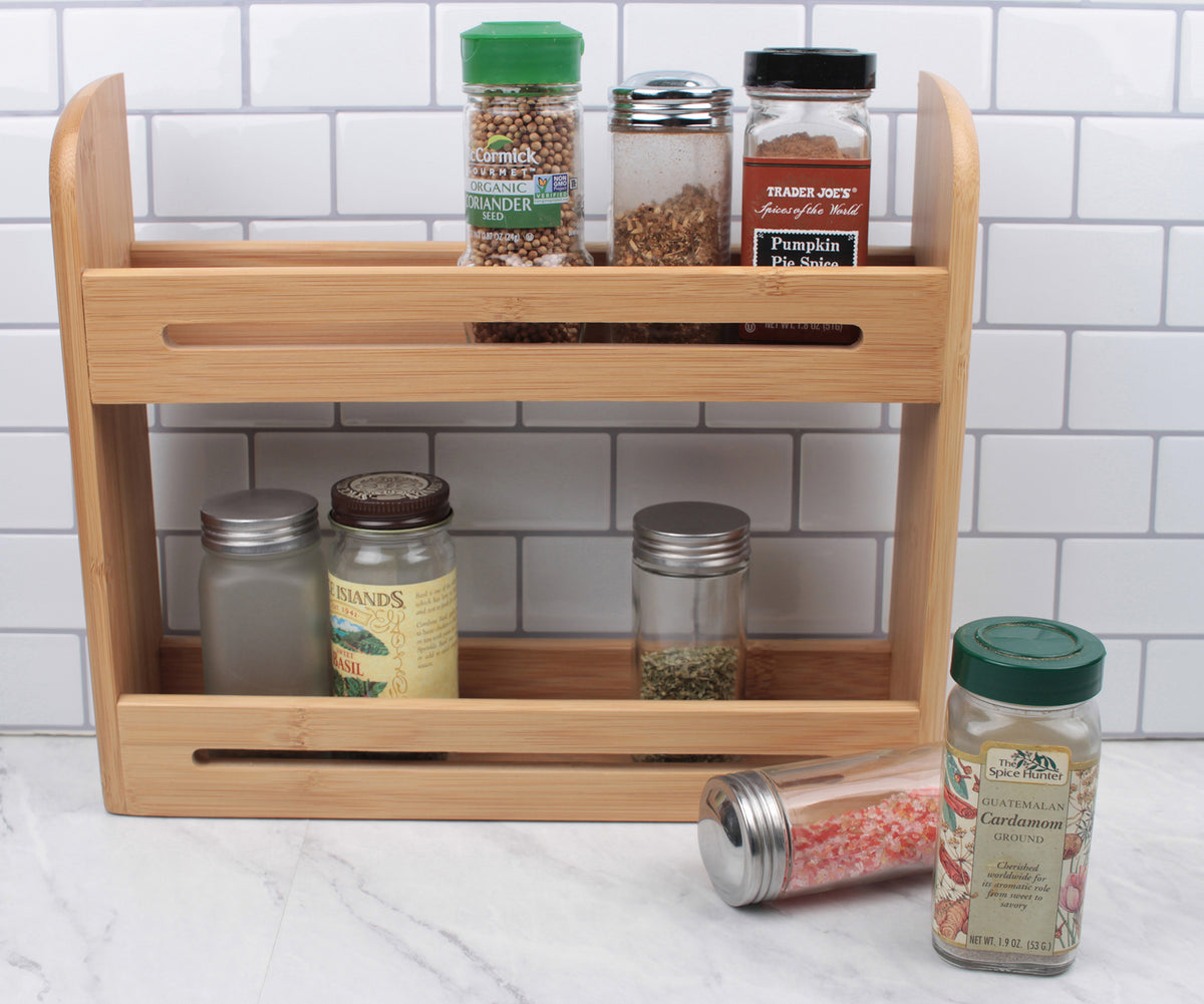 Bamboo Spice Rack