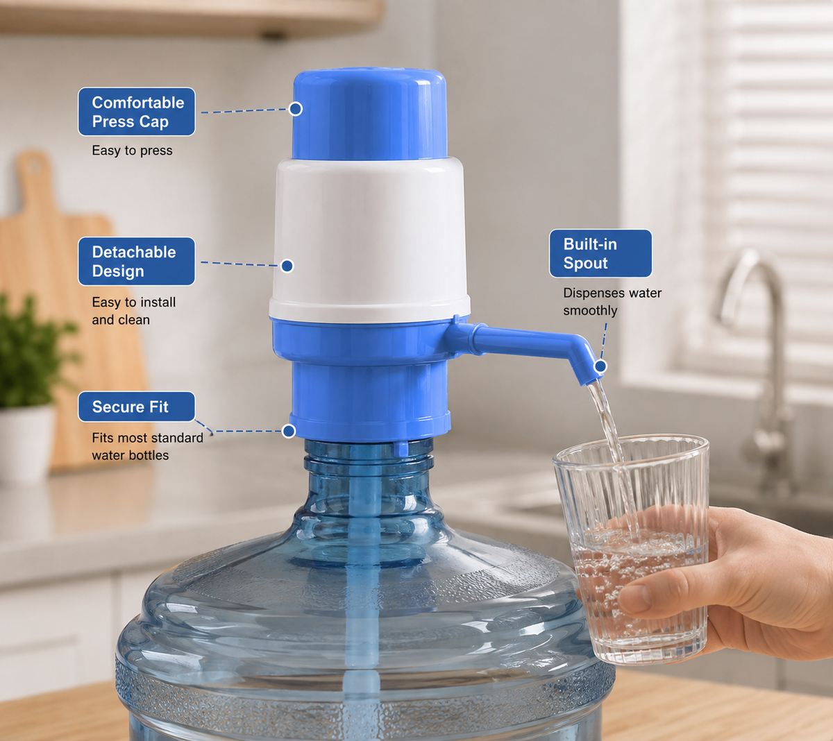 Manual Bottled Water Dispenser Pump