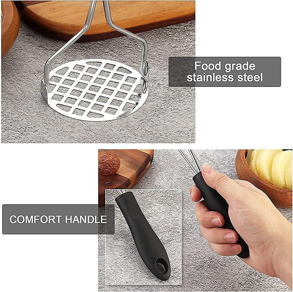 Stainless Steel Ergonomic Potato Masher