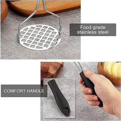 Stainless Steel Ergonomic Potato Masher