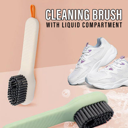 Soap-Dispensing Dish Cleaning Brush