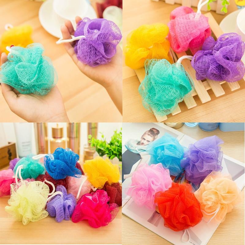 Soft Flower Bath & Body Scrubber