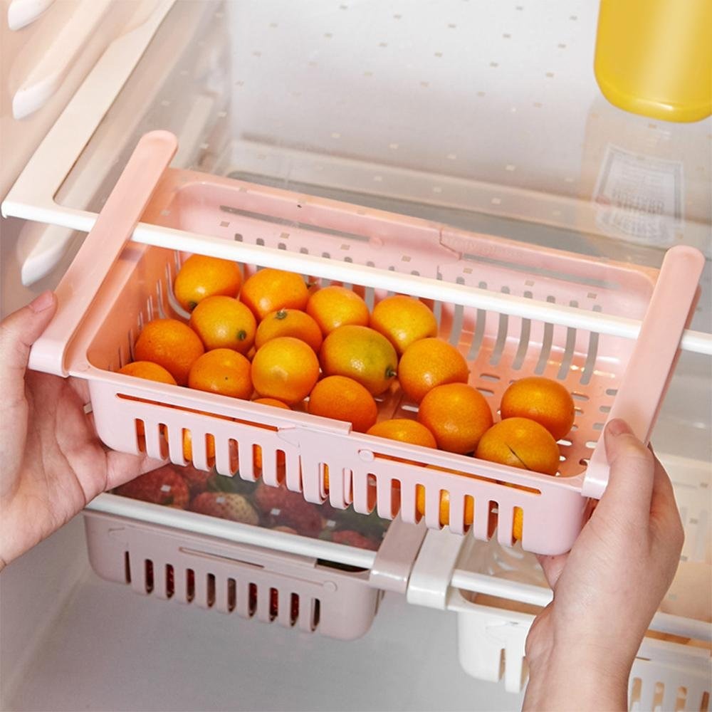 Expandable Refrigerator Storage Basket