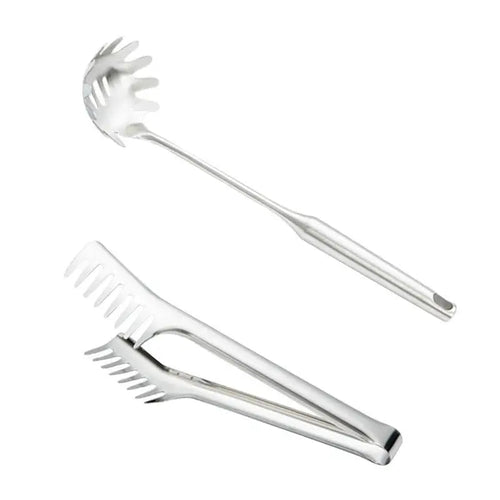 Stainless Steel Pasta Server & Serving Tongs