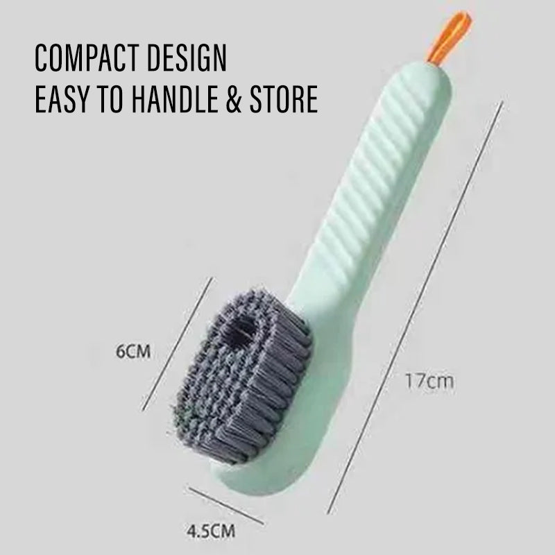 Soap-Dispensing Dish Cleaning Brush