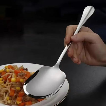 Ergonomic Stainless Steel Serving Spoon