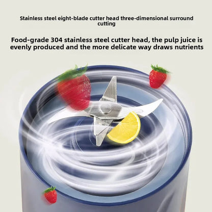 Portable Rechargeable Juicer with Digital Display