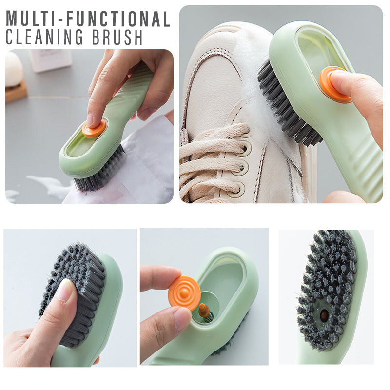 Soap-Dispensing Dish Cleaning Brush