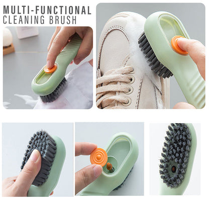 Soap-Dispensing Dish Cleaning Brush