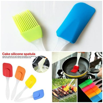 Silicone Spatula & Pastry Brush Set
