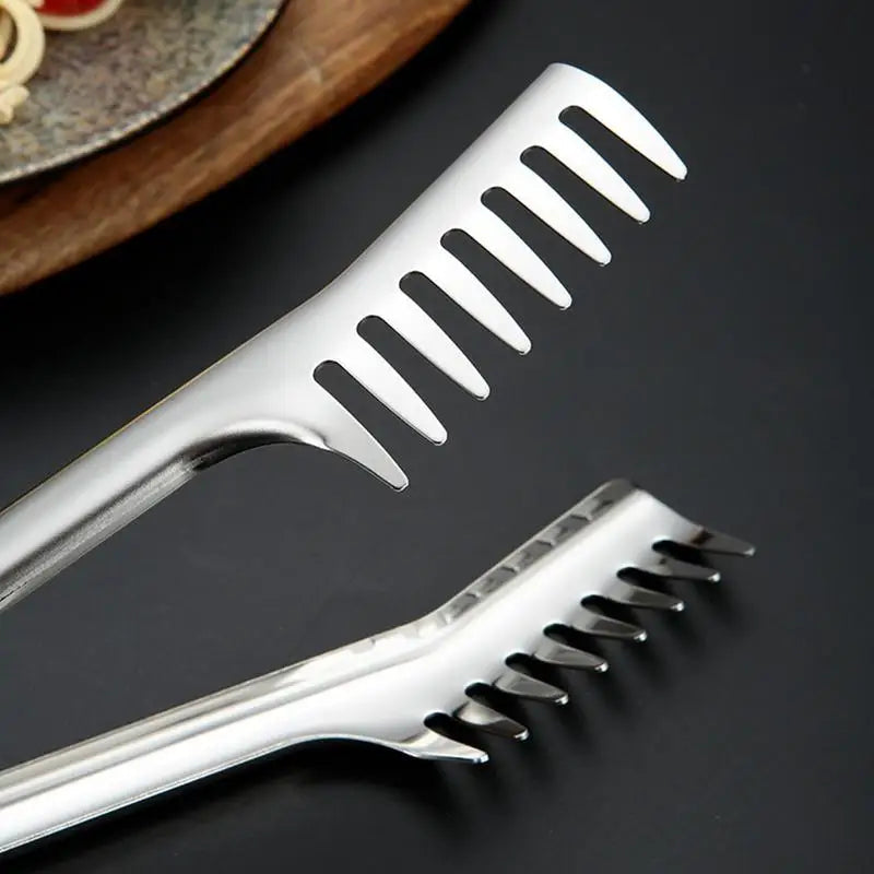 Stainless Steel Pasta Server & Serving Tongs