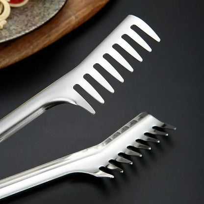 Stainless Steel Pasta Server & Serving Tongs