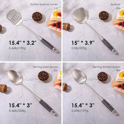 18/10 Stainless Steel Kitchen Utensil Set – 8 Piece