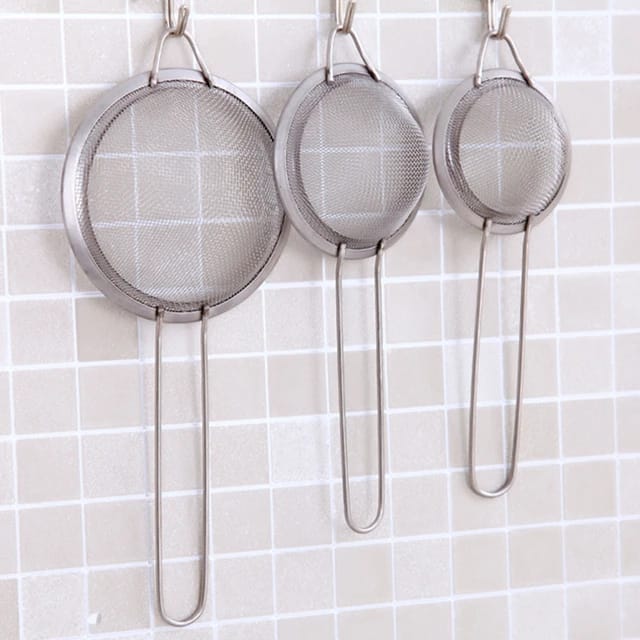 Stainless Steel Fine-Mesh Strainer Set – 3 Piece