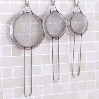 Stainless Steel Fine-Mesh Strainer Set – 3 Piece