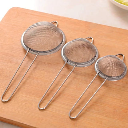 Stainless Steel Fine-Mesh Strainer Set – 3 Piece