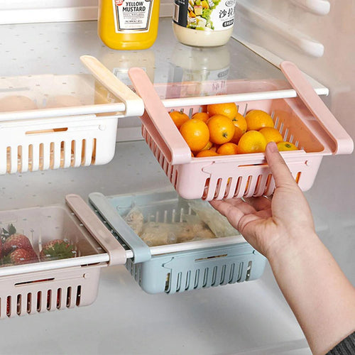 Expandable Refrigerator Storage Basket