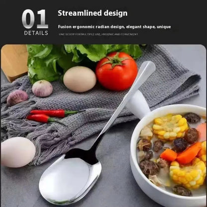 Ergonomic Stainless Steel Serving Spoon