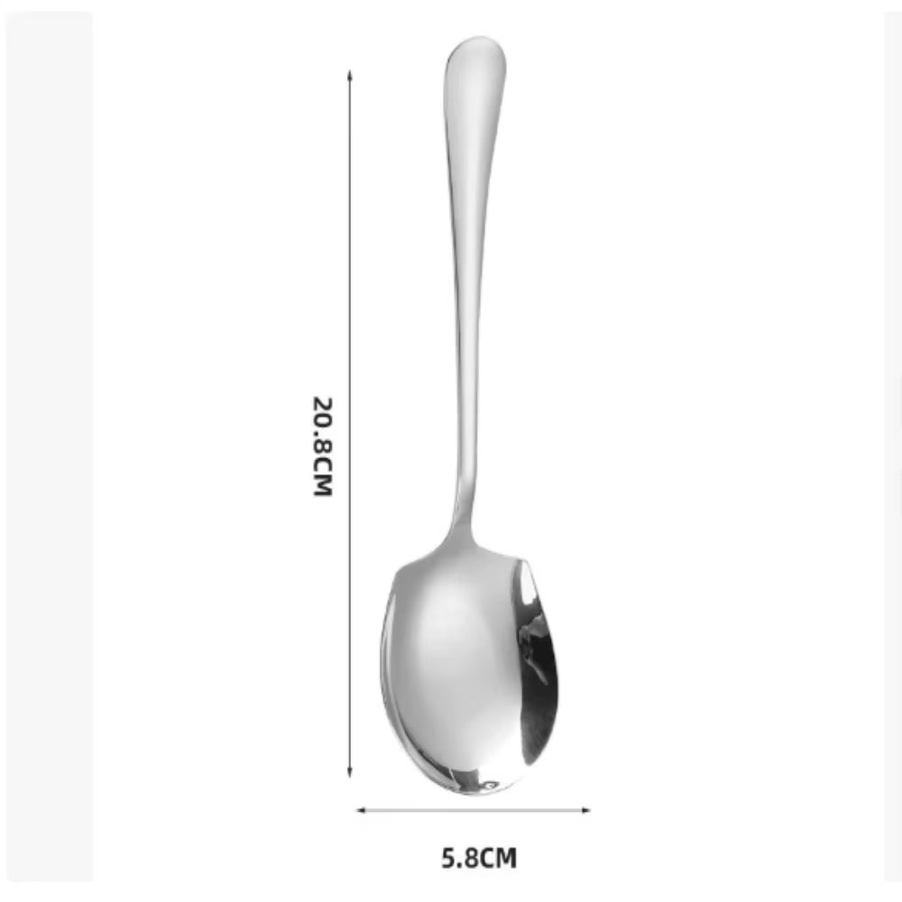 Ergonomic Stainless Steel Serving Spoon