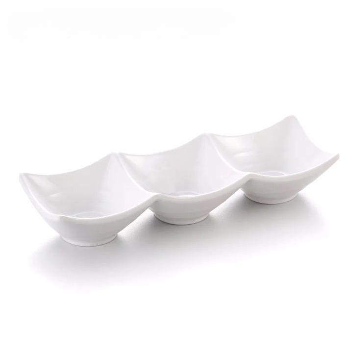 3-Section Sauce & Dipping Dish