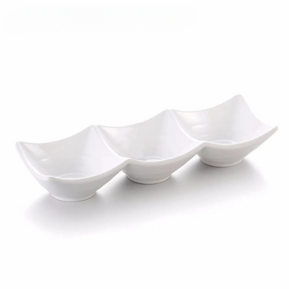 3-Section Sauce & Dipping Dish