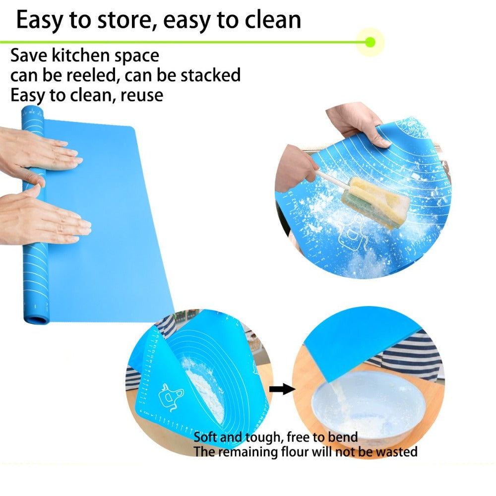 Non-Slip Silicone Dough Rolling Mat
