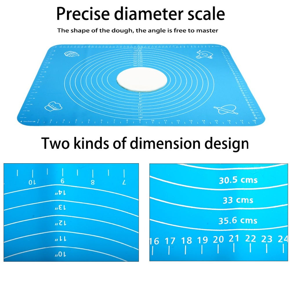 Non-Slip Silicone Dough Rolling Mat