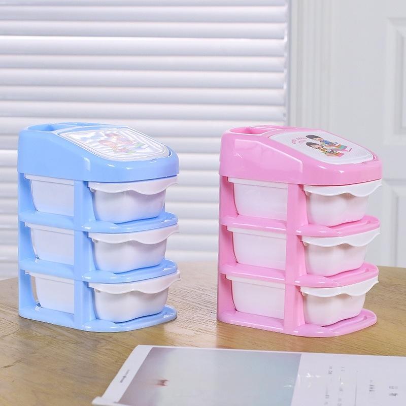3-Drawer Compact Desktop Organizer