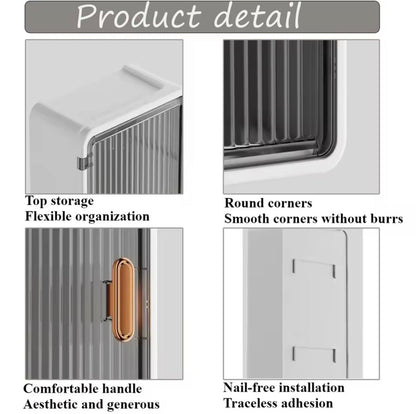 Wall-Mounted Bathroom Shelf with Tissue Holder