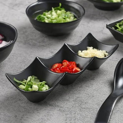3-Section Sauce & Dipping Dish