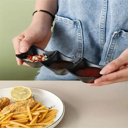 3-Section Sauce & Dipping Dish
