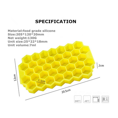 Flexible Silicone Ice Cube Mold