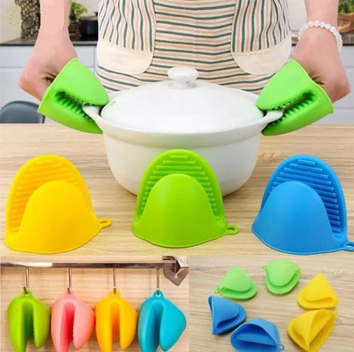 Silicone Heat-Resistant Grip Mitts