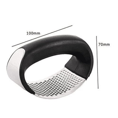 Stainless Steel Garlic Press & Crusher