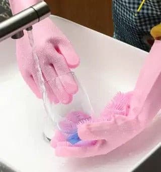 Reusable Silicone Cleaning Gloves