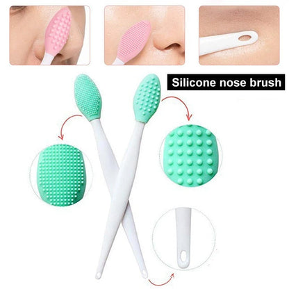 Dual-Sided Silicone Facial Cleansing Brush