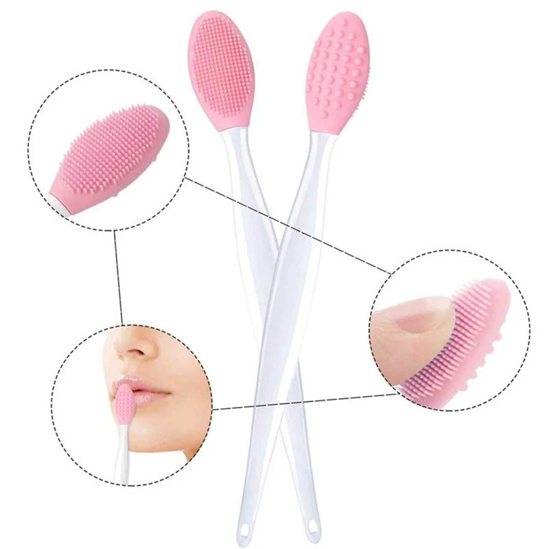 Dual-Sided Silicone Facial Cleansing Brush