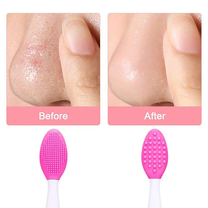 Dual-Sided Silicone Facial Cleansing Brush